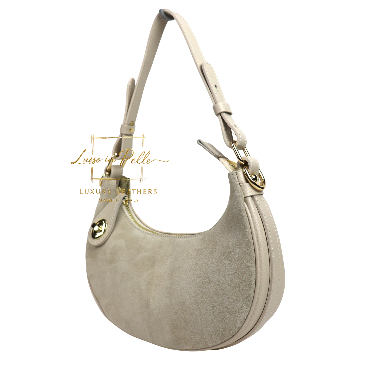 Small Half Moon Shoulder/ Crossbody Bag