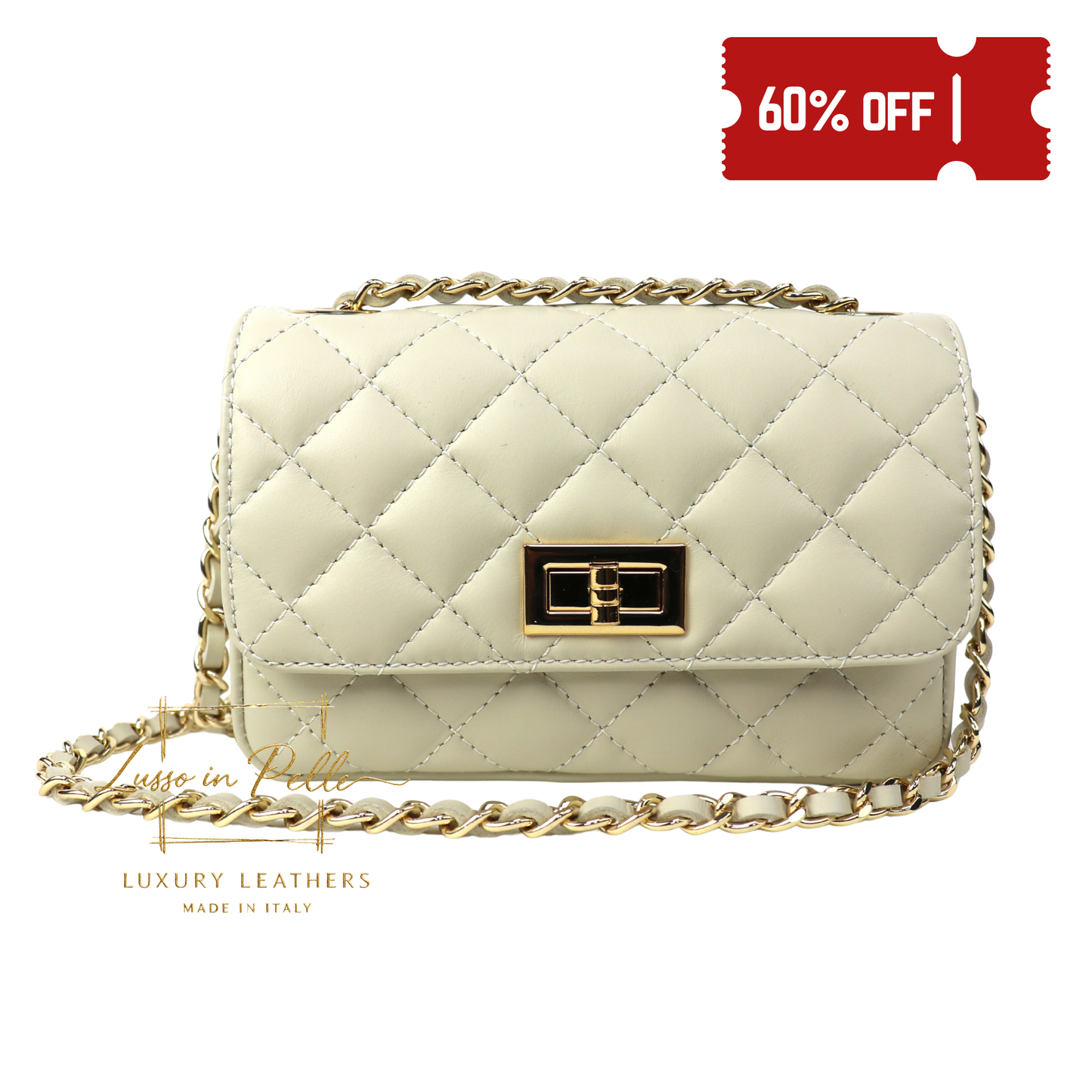 Small Quilted Italian Leather Handbag (Copy)