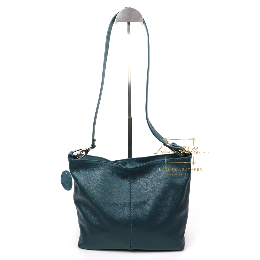 Luna Italian Leather Shoulder & Crossbody Bag