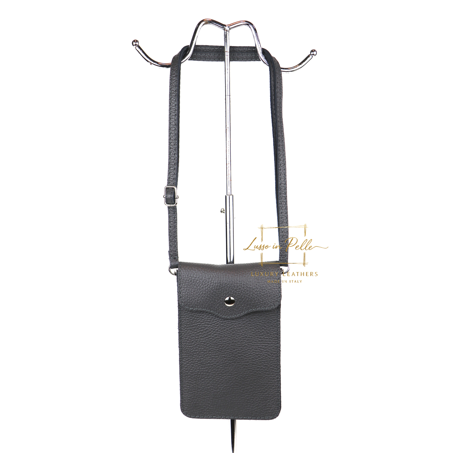 Minimalist Genuine Leather Crossbody Phone Bag