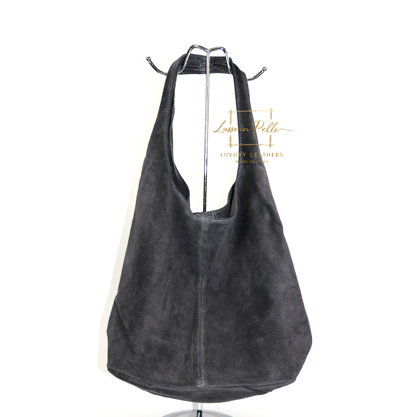 Cali Genuine Suede Hobo Slouchy Shoulder Bag