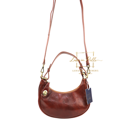 Florence Leather Shoulder/Crossbody Bag with Detachable and Adjustable Straps