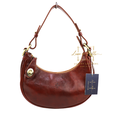 Florence Leather Shoulder/Crossbody Bag with Detachable and Adjustable Straps