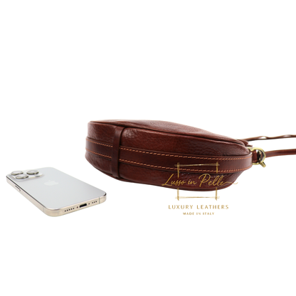 Florence Leather Shoulder/Crossbody Bag with Detachable and Adjustable Straps
