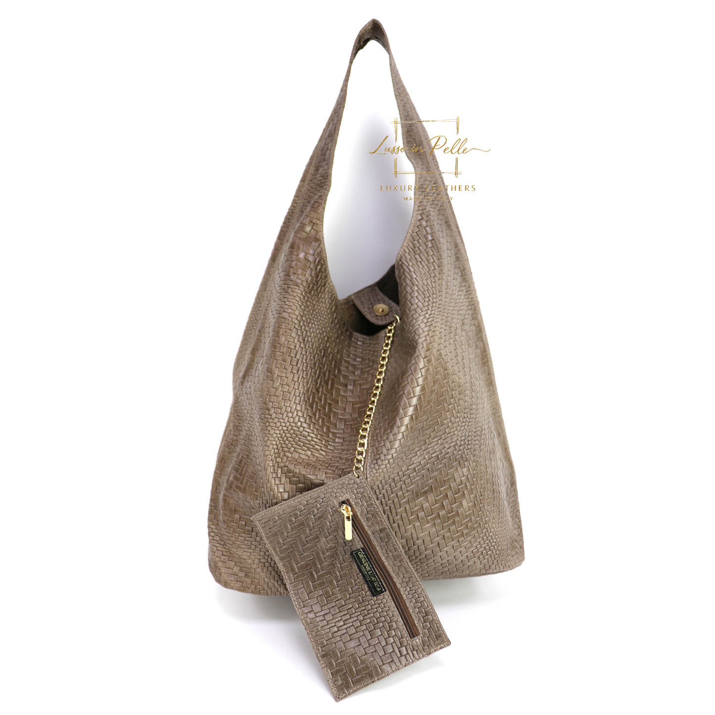 Aurora Quilted Suede Hobo Bag