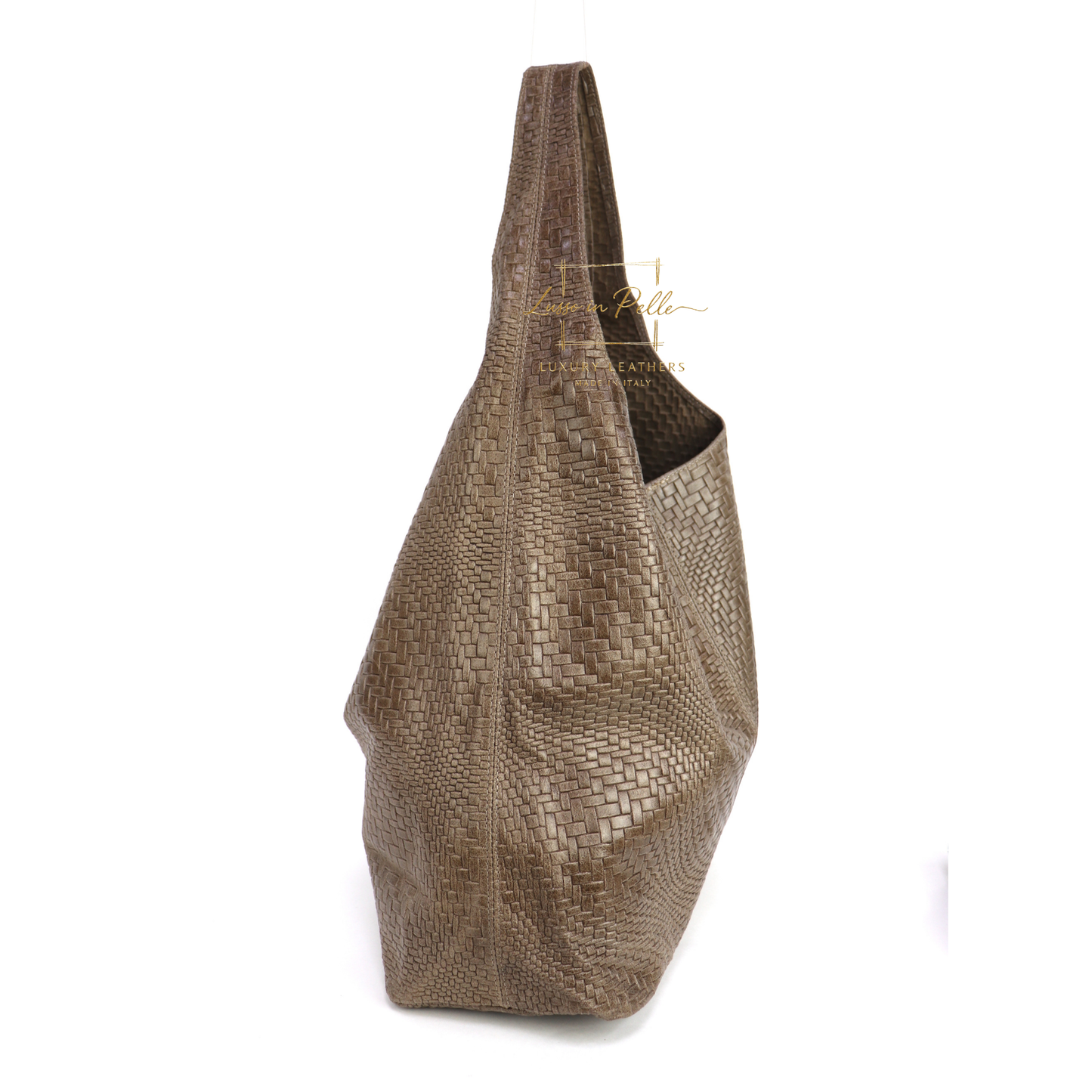Aurora Quilted Suede Hobo Bag