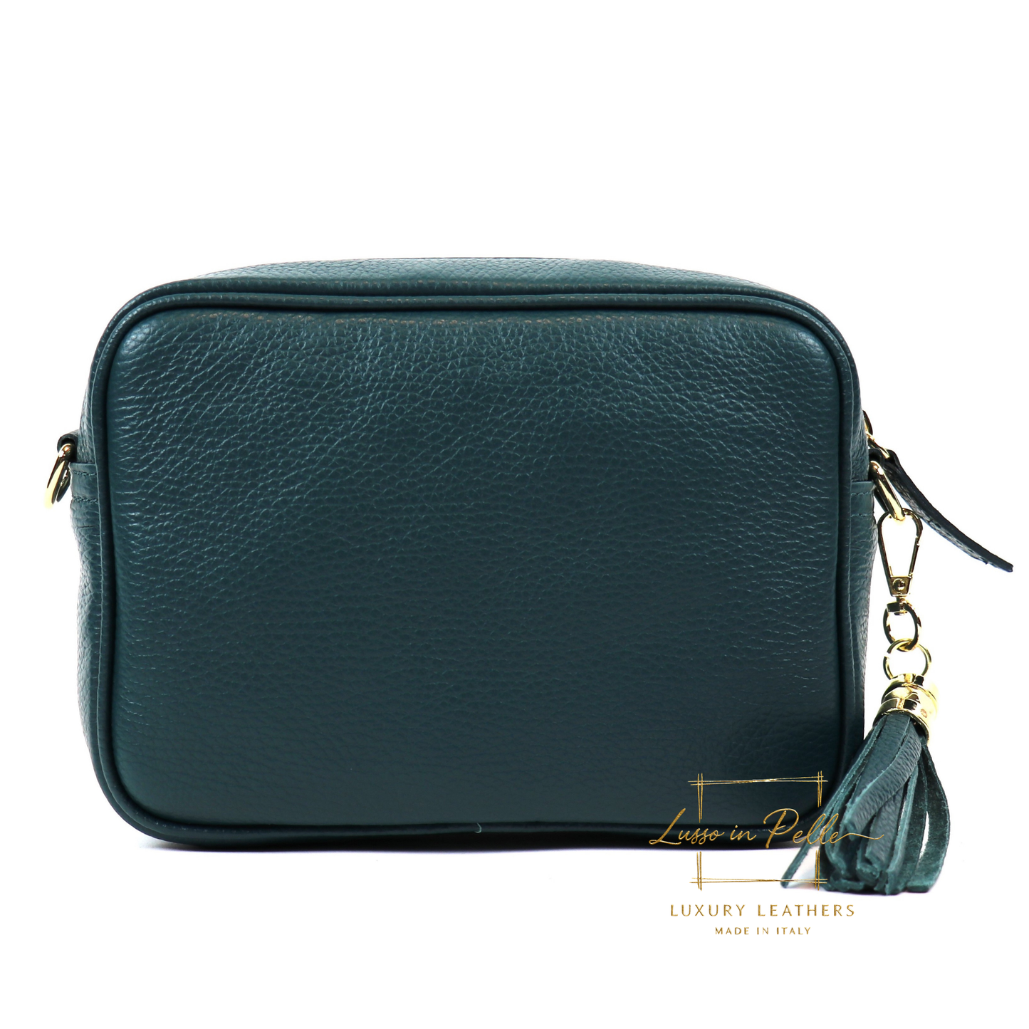 Sierra Genuine Italian Pebbled Leather Box Bag
