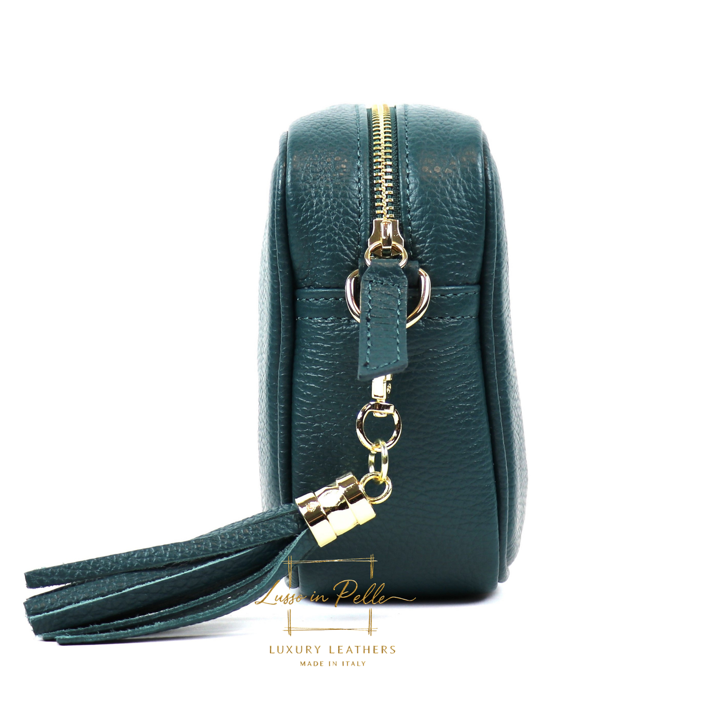 Sierra Genuine Italian Pebbled Leather Box Bag