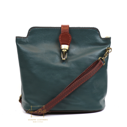 Vera Pelle Leather Crossbody Bag