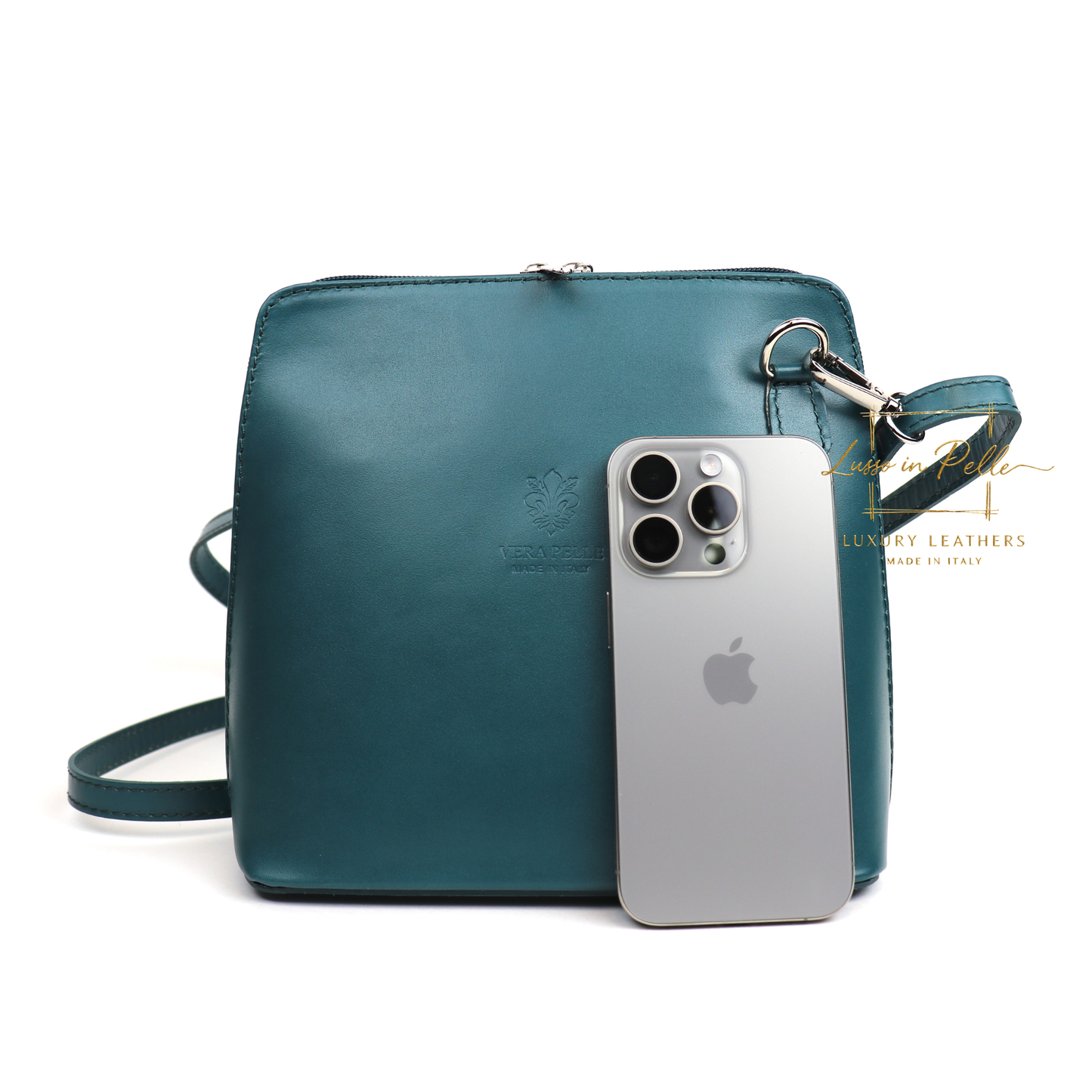 Ella Medium Leather Handbag with Detachable/Adjustable Straps