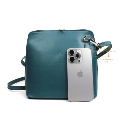 Ella Medium Leather Handbag with Detachable/Adjustable Straps