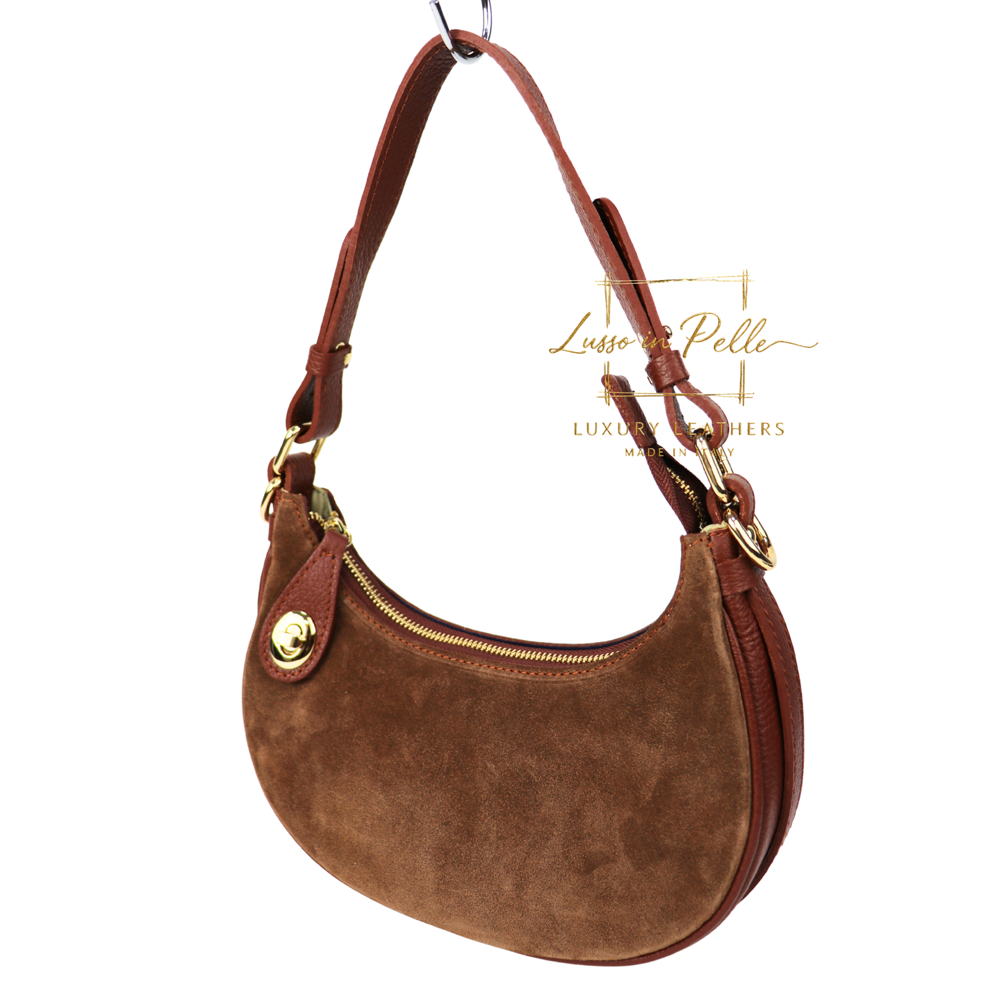 Small Half Moon Shoulder/ Crossbody Bag