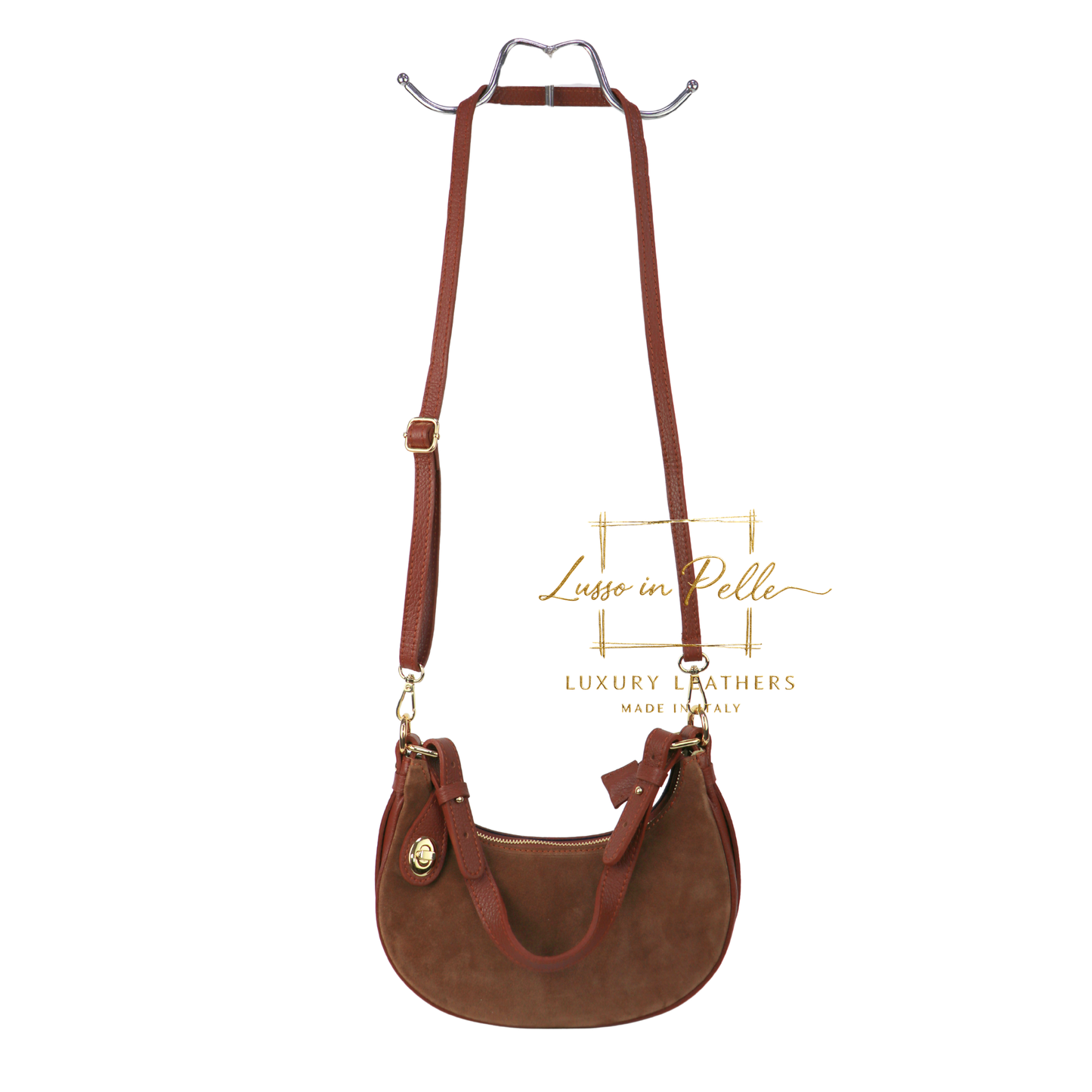 Small Half Moon Shoulder/ Crossbody Bag