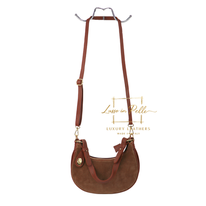 Small Half Moon Shoulder/ Crossbody Bag