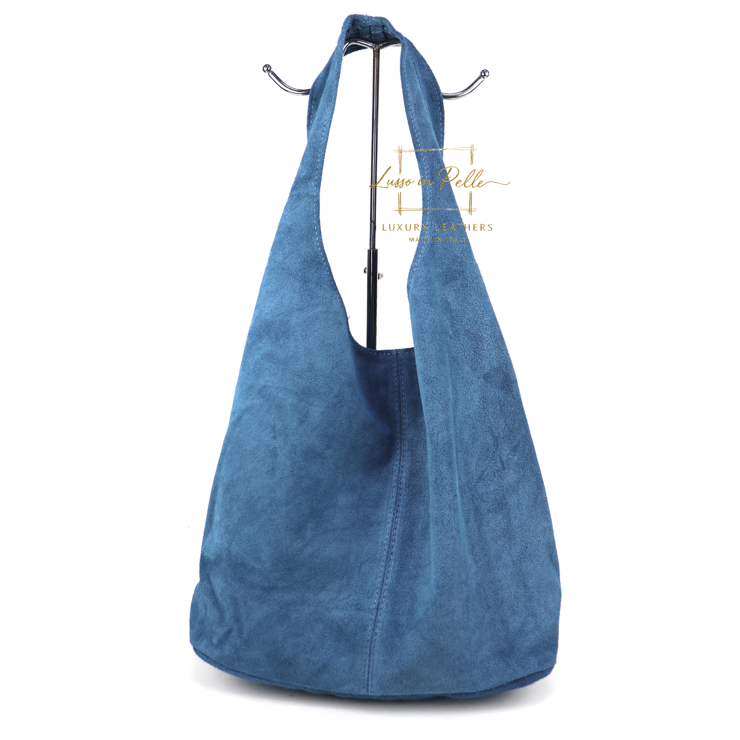Cali Genuine Suede Hobo Slouchy Shoulder Bag