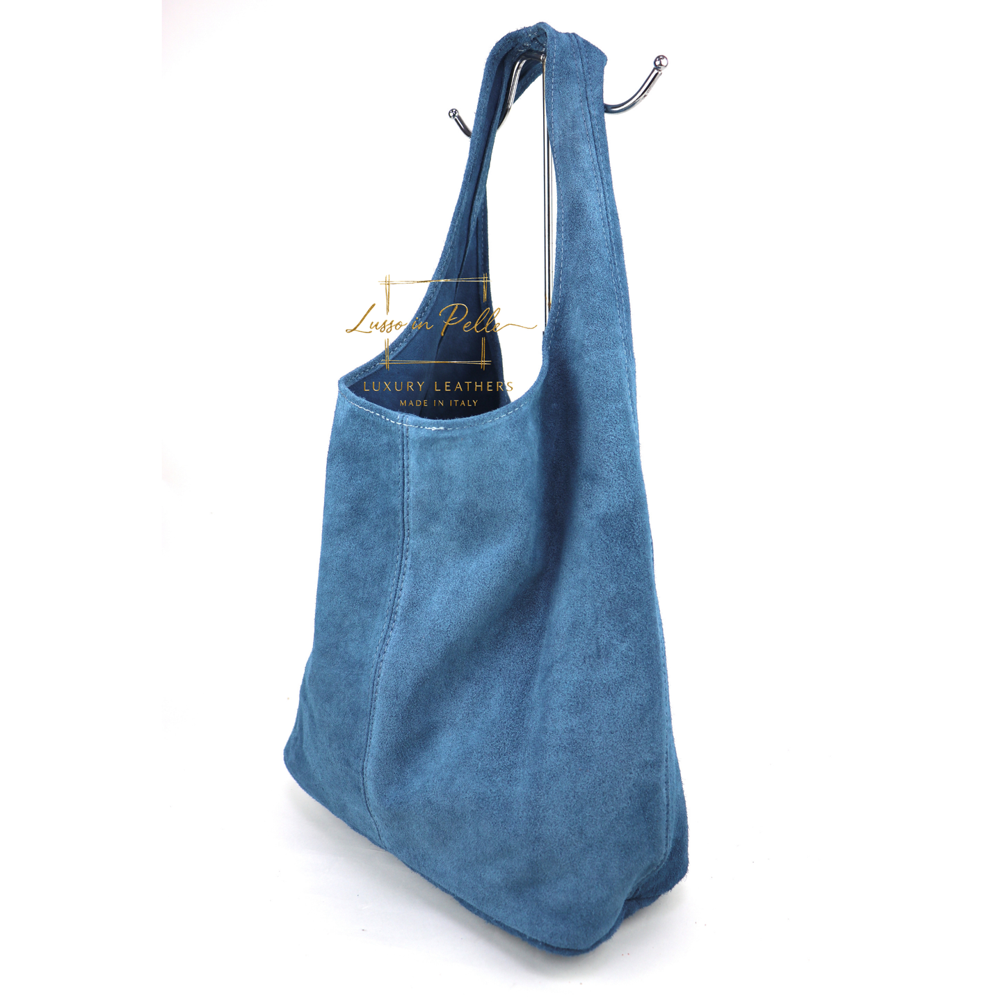 Cali Genuine Suede Hobo Slouchy Shoulder Bag