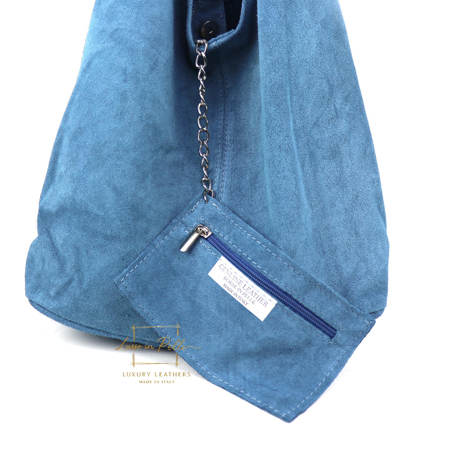 Cali Genuine Suede Hobo Slouchy Shoulder Bag