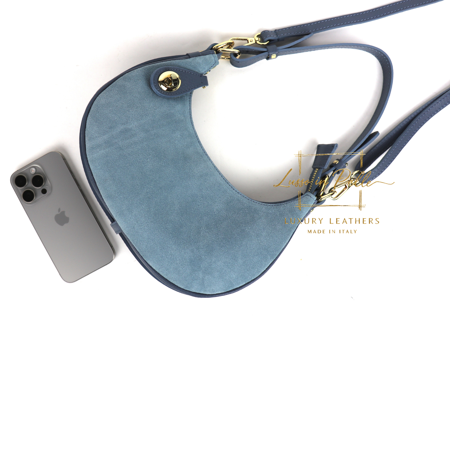 Small Half Moon Shoulder/ Crossbody Bag