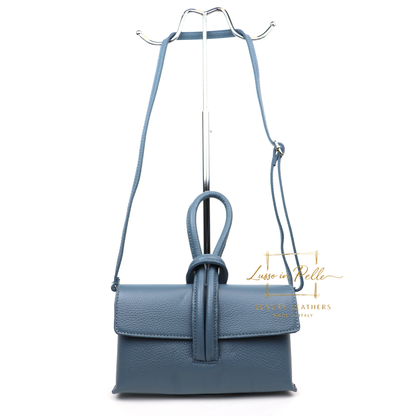 Rose Italian Versatile Leather Bag - Wrist Bag - Clutch Bag