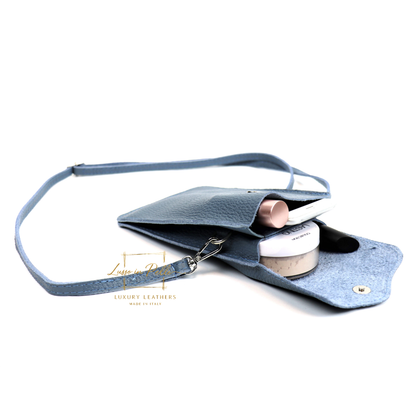 Minimalist Genuine Leather Crossbody Phone Bag
