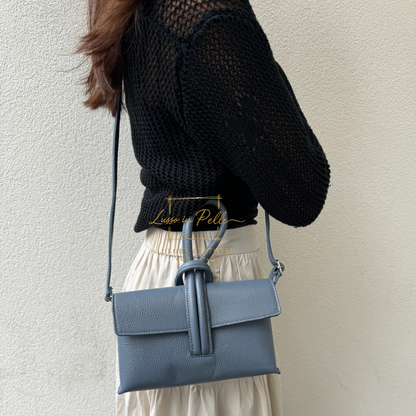 Rose Italian Versatile Leather Bag - Wrist Bag - Clutch Bag
