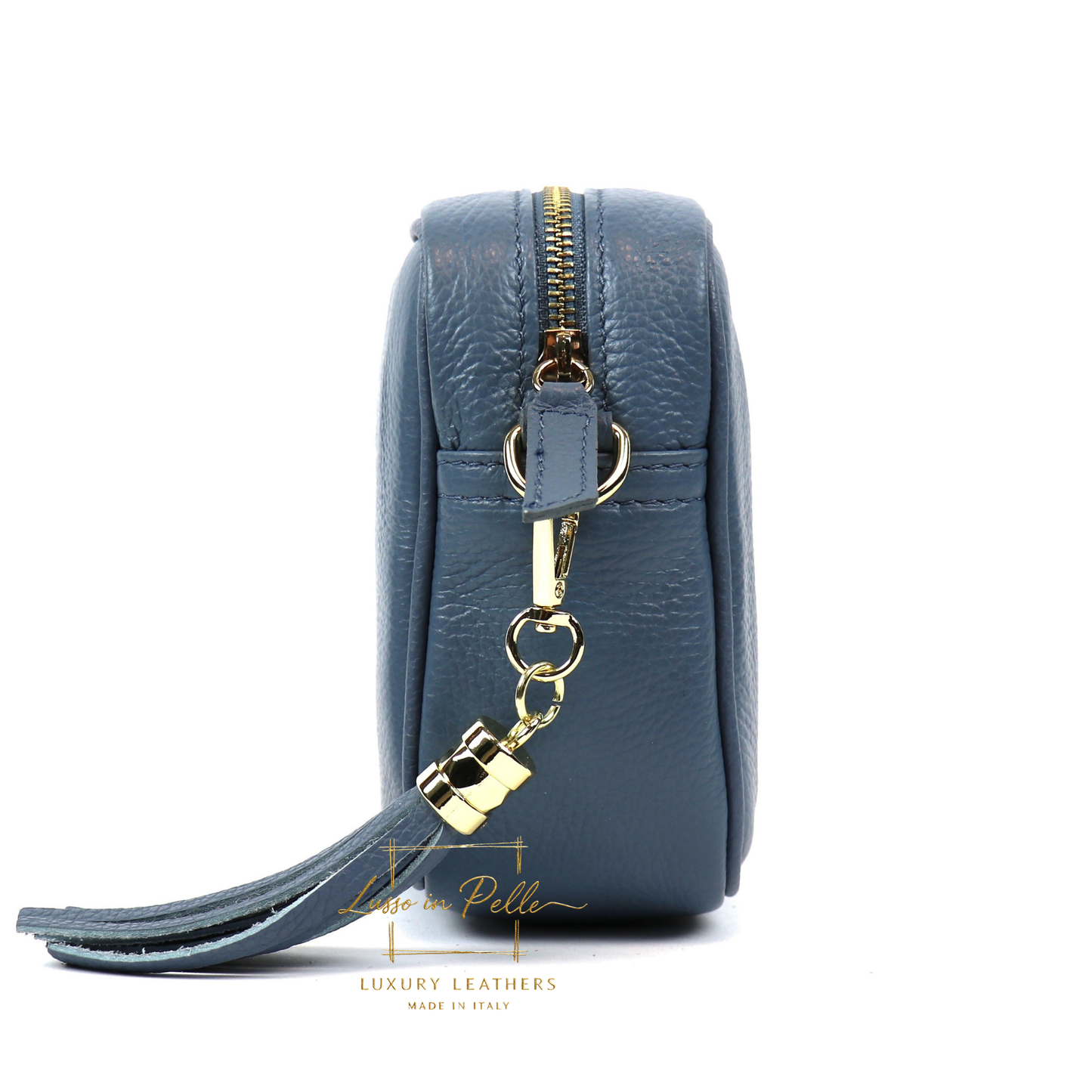 Sierra Genuine Italian Pebbled Leather Box Bag