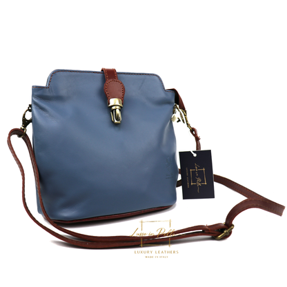 Vera Pelle Leather Crossbody Bag