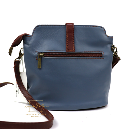 Vera Pelle Leather Crossbody Bag