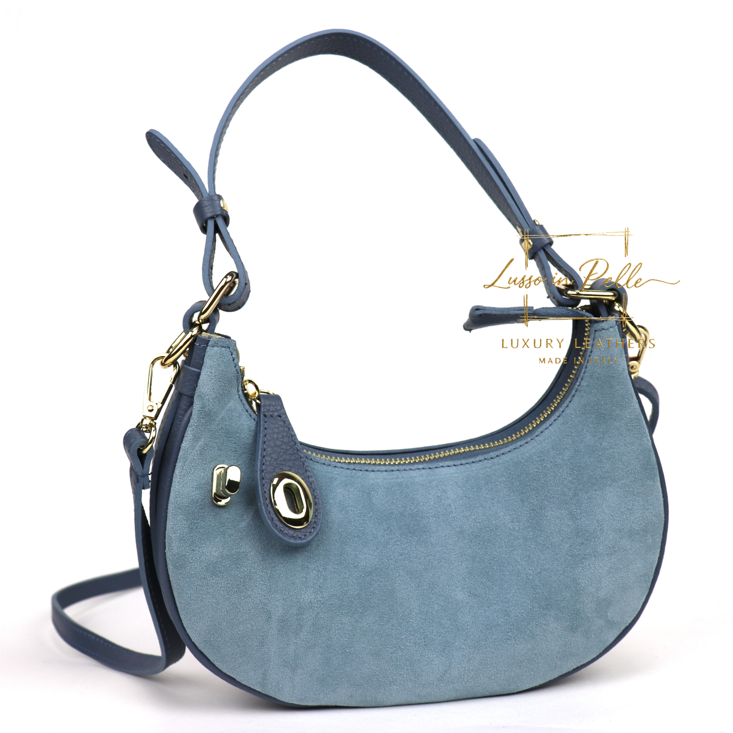 Small Half Moon Shoulder/ Crossbody Bag