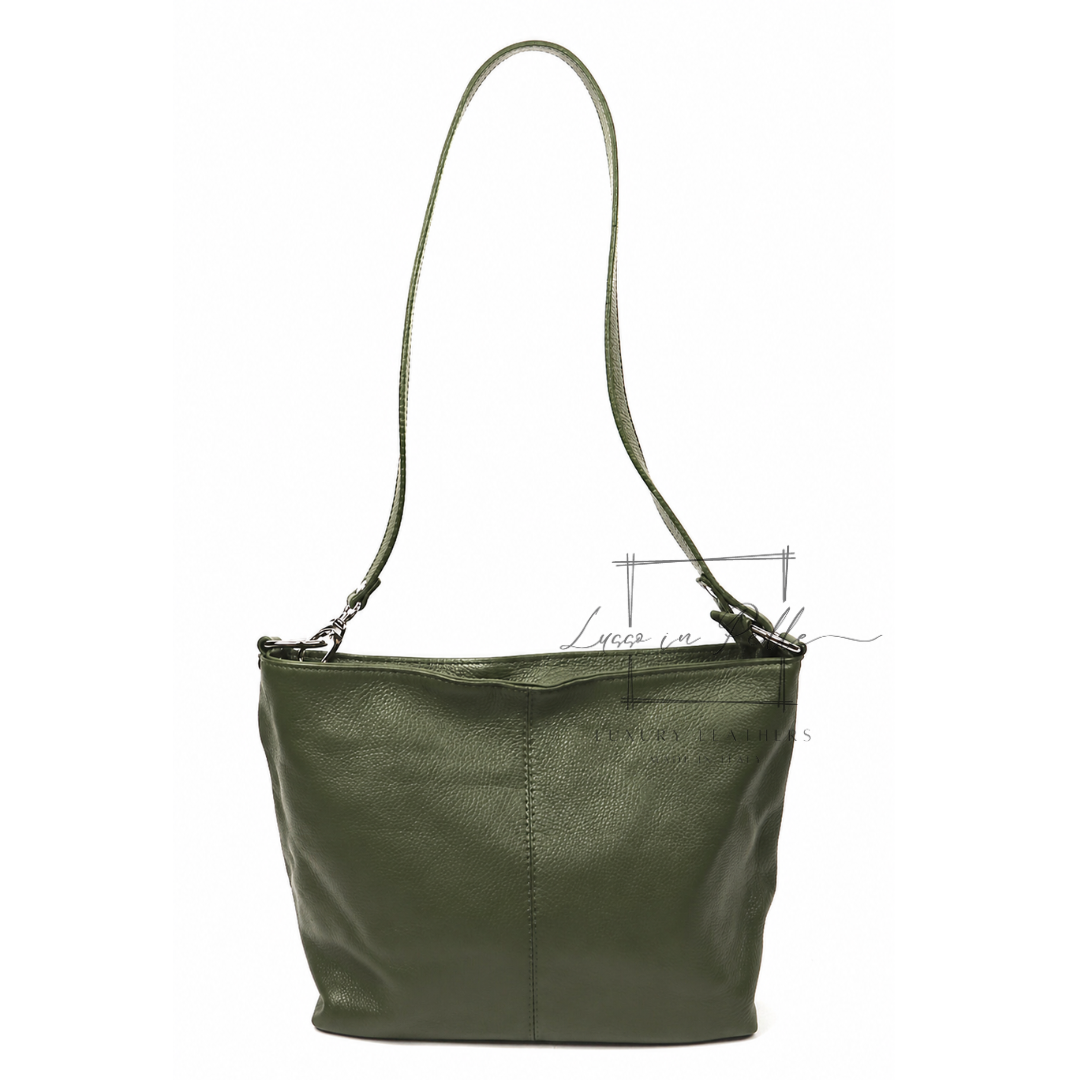 Luna Italian Leather Shoulder & Crossbody Bag