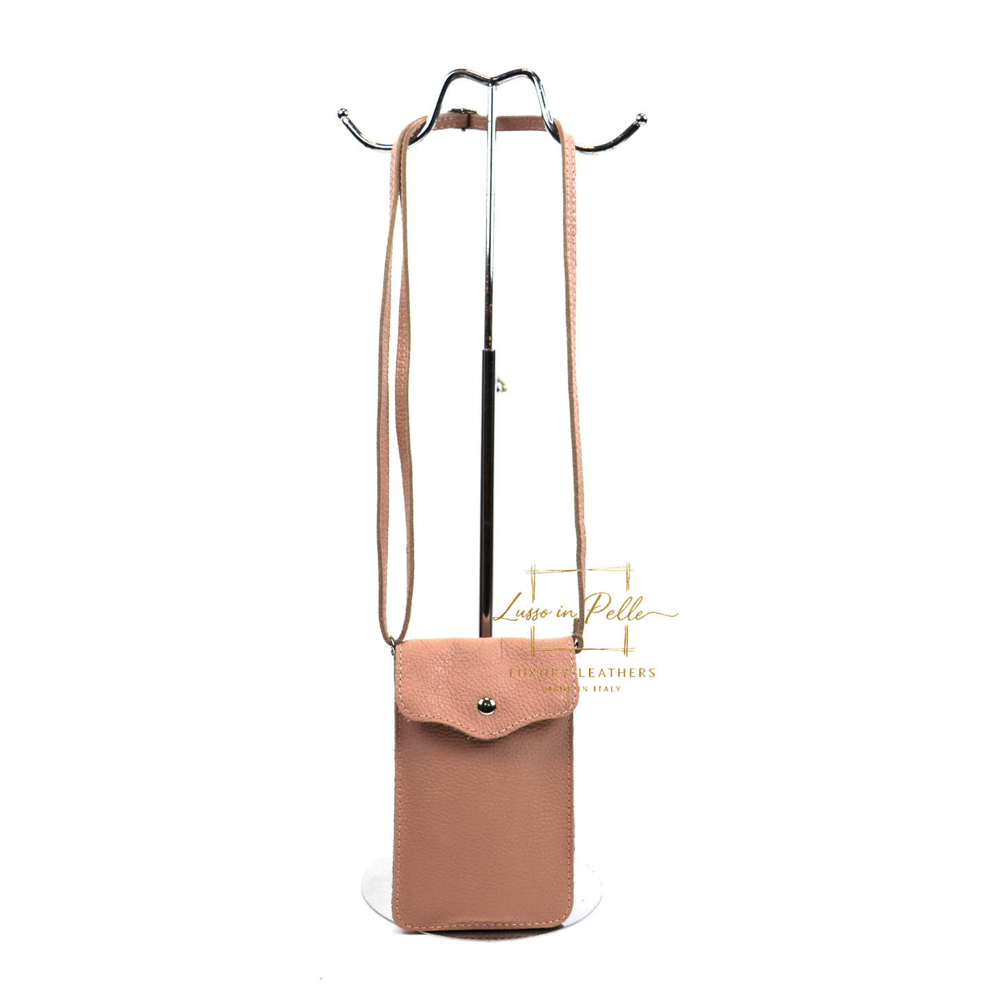 Minimalist Genuine Leather Crossbody Phone Bag