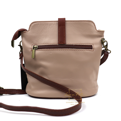 Vera Pelle Leather Crossbody Bag