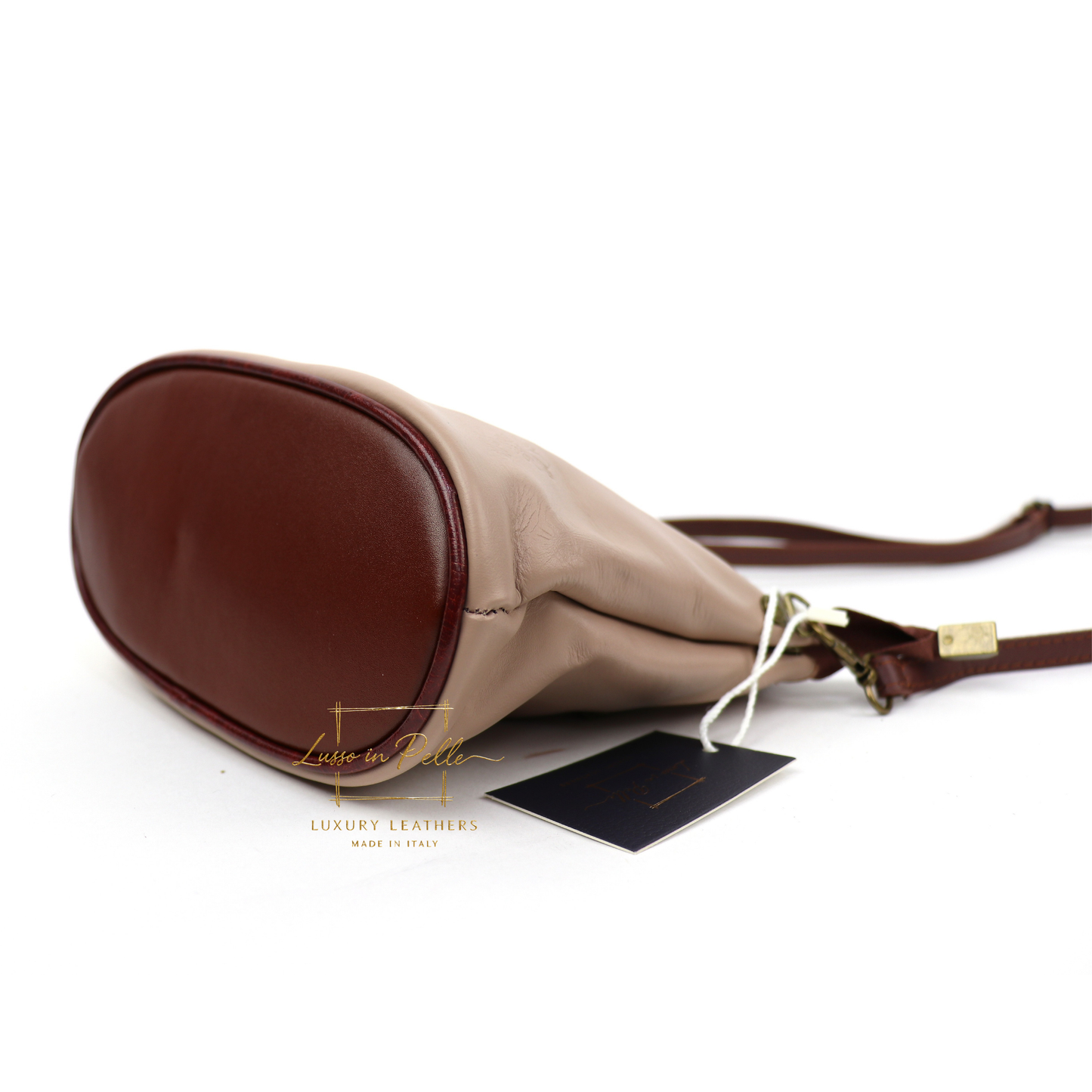 Vera Pelle Leather Crossbody Bag