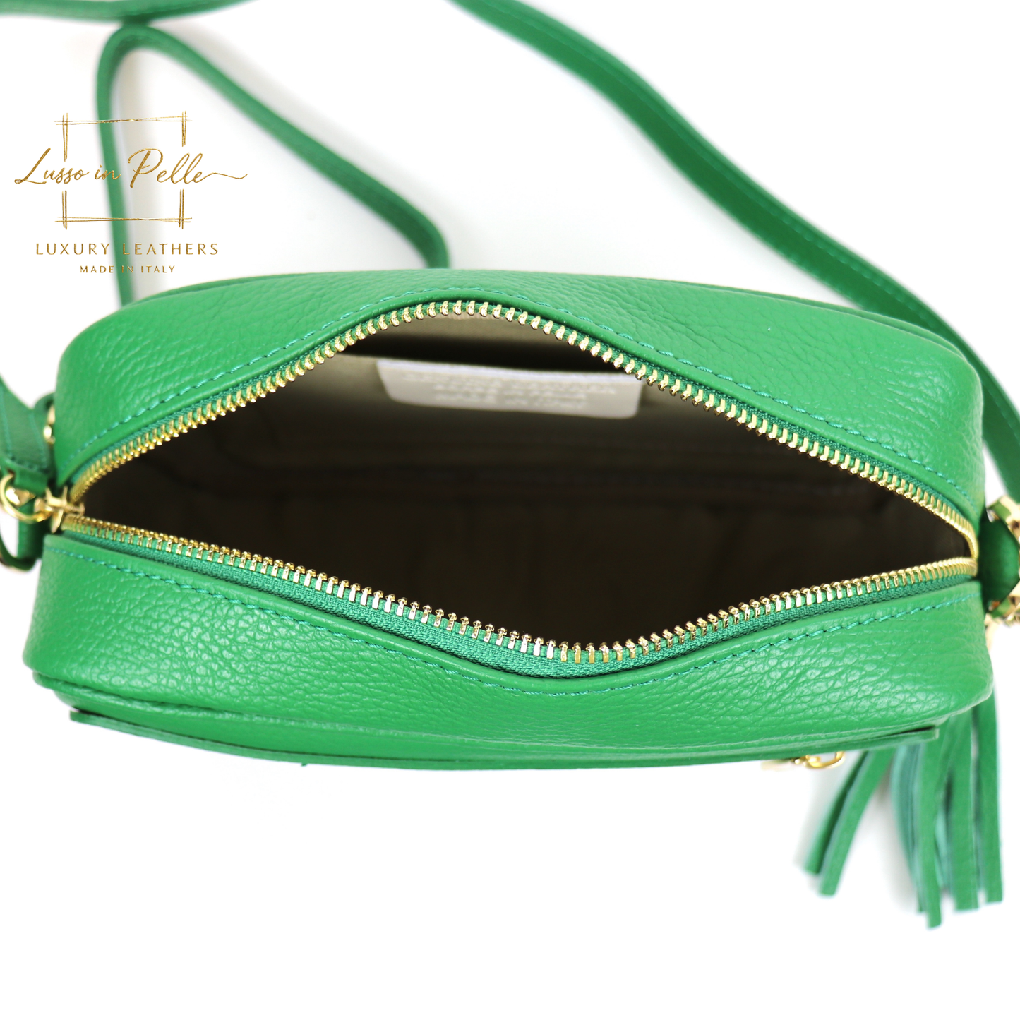 Sierra Genuine Italian Pebbled Leather Box Bag