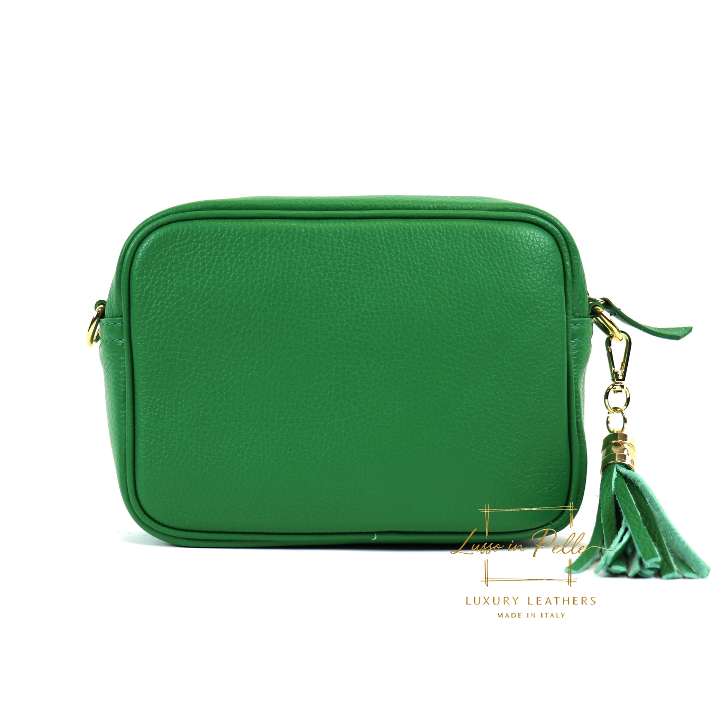 Sierra Genuine Italian Pebbled Leather Box Bag