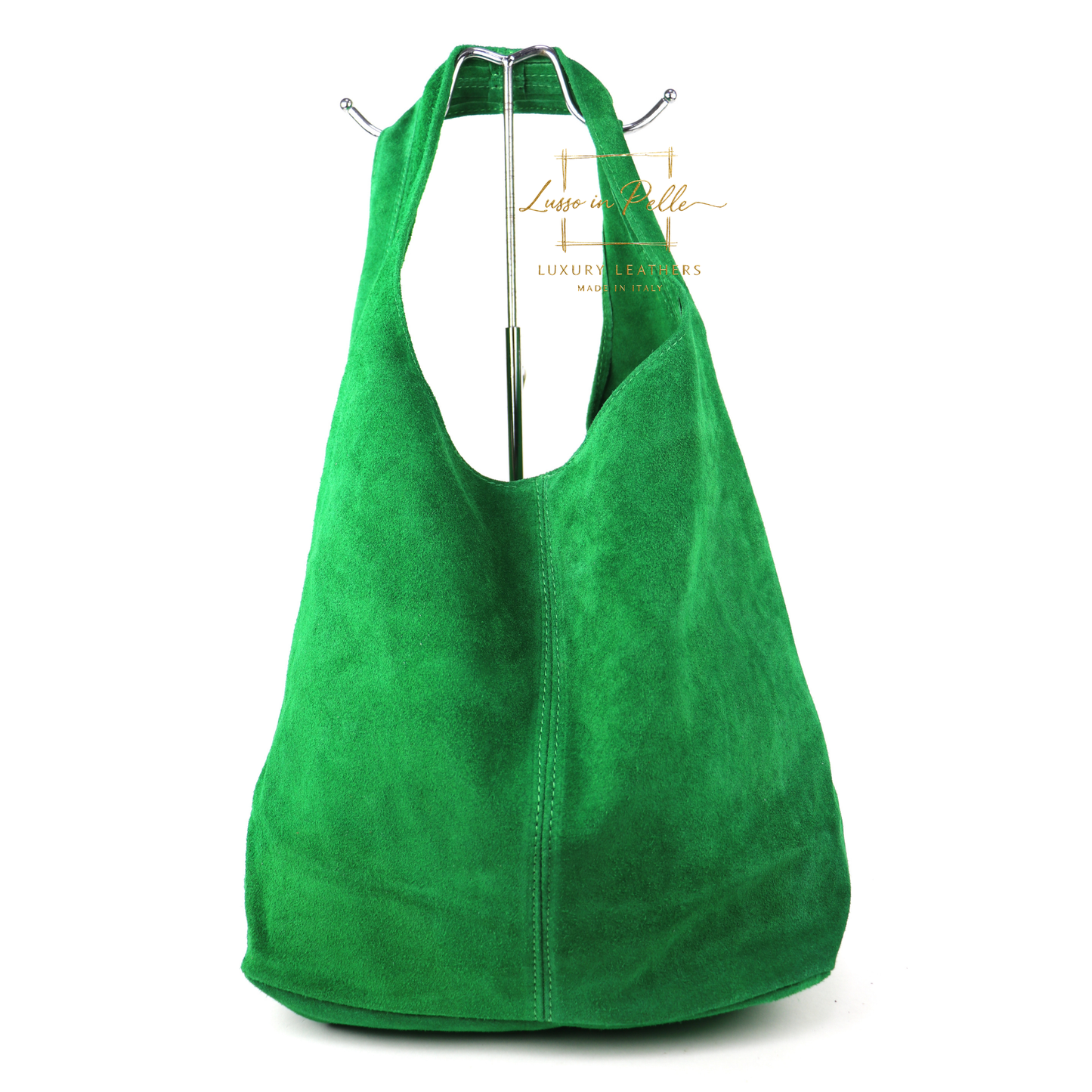 Cali Genuine Suede Hobo Slouchy Shoulder Bag