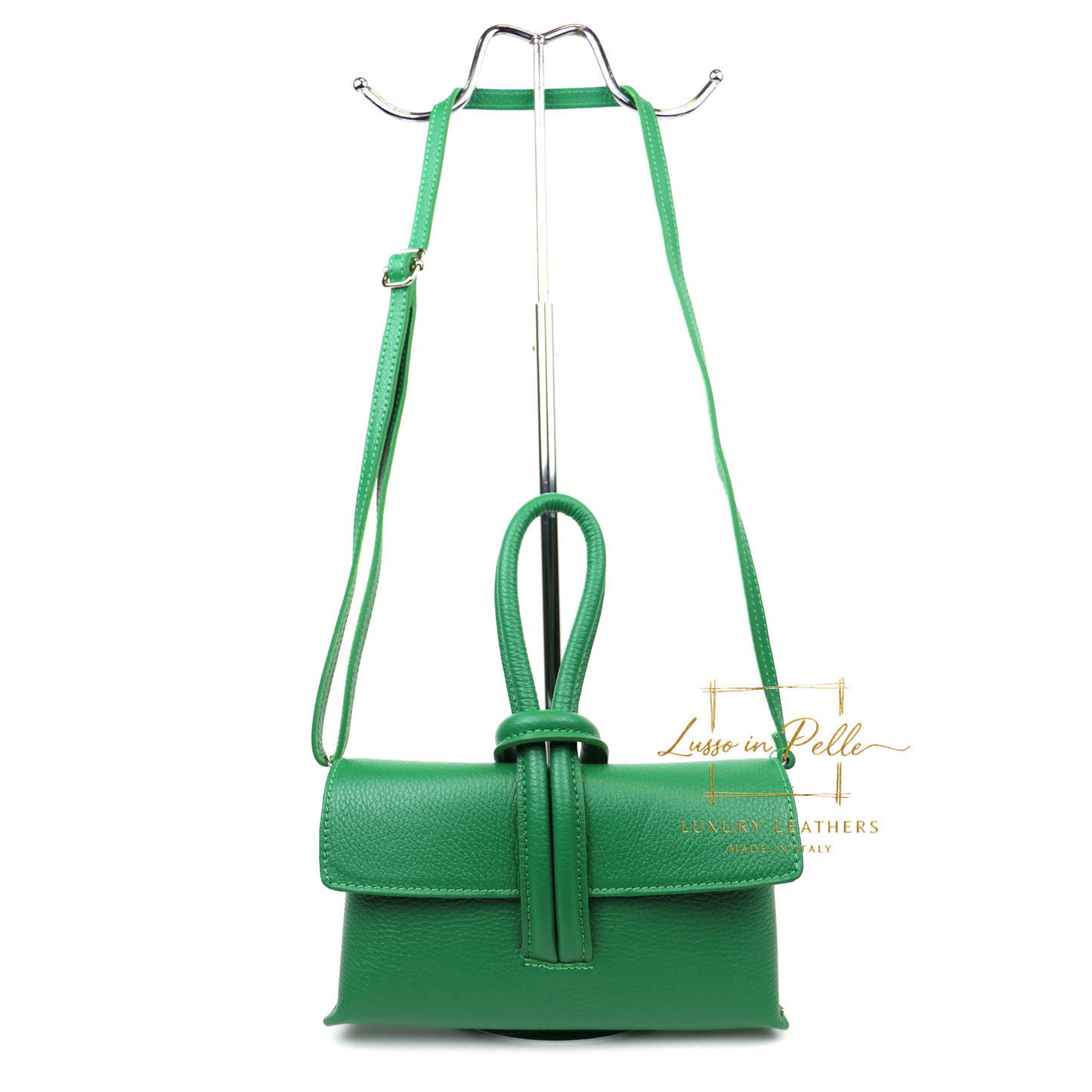 Rose Italian Versatile Leather Bag - Wrist Bag - Clutch Bag