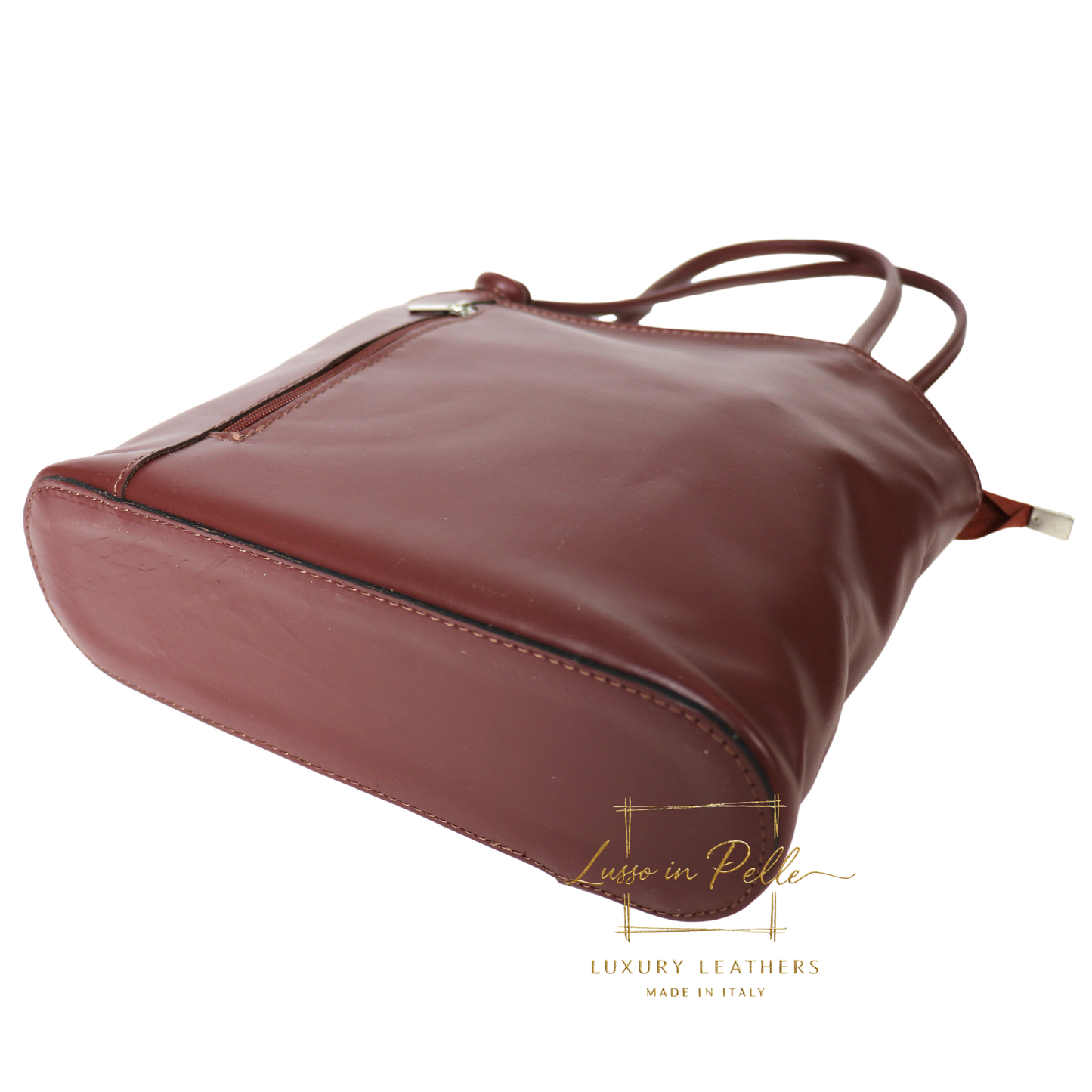 Nappa Leather Convertible Shoulder Bag & Backpack