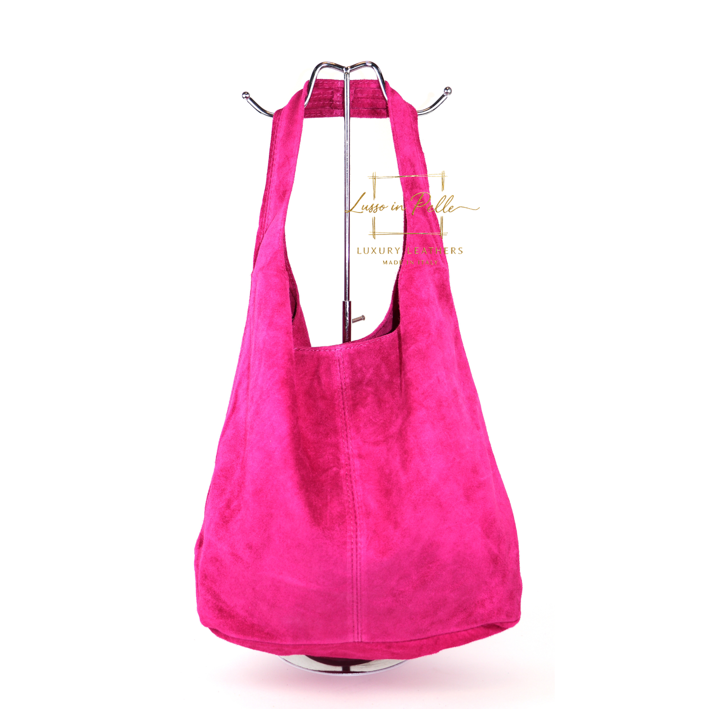 Cali Genuine Suede Hobo Slouchy Shoulder Bag