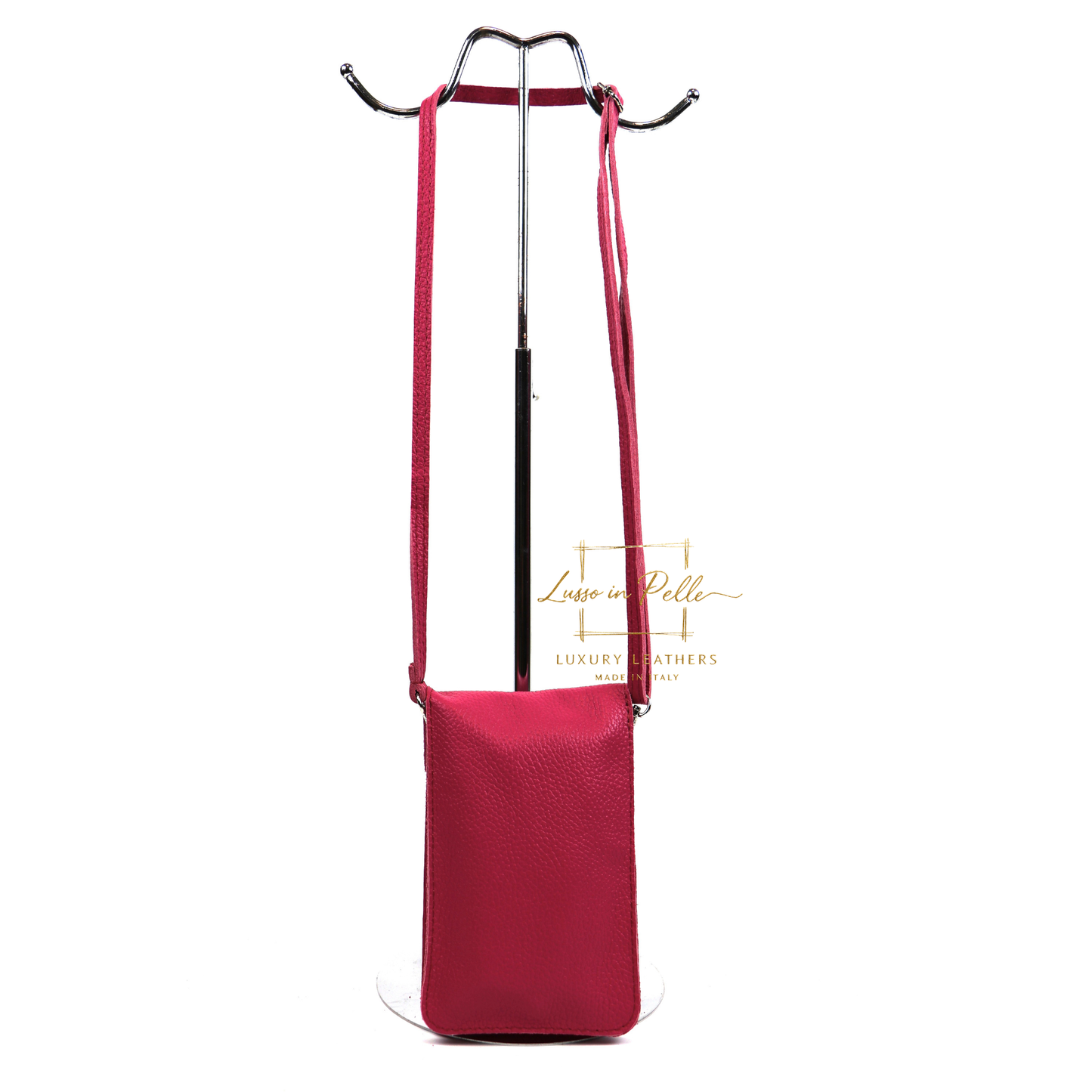 Minimalist Genuine Leather Crossbody Phone Bag