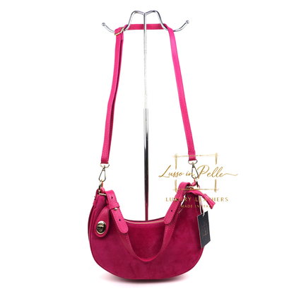 Small Half Moon Shoulder/ Crossbody Bag