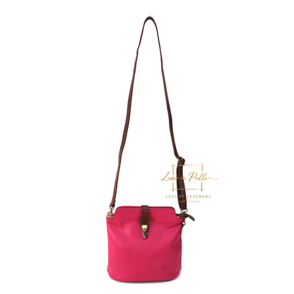Vera Pelle Leather Crossbody Bag