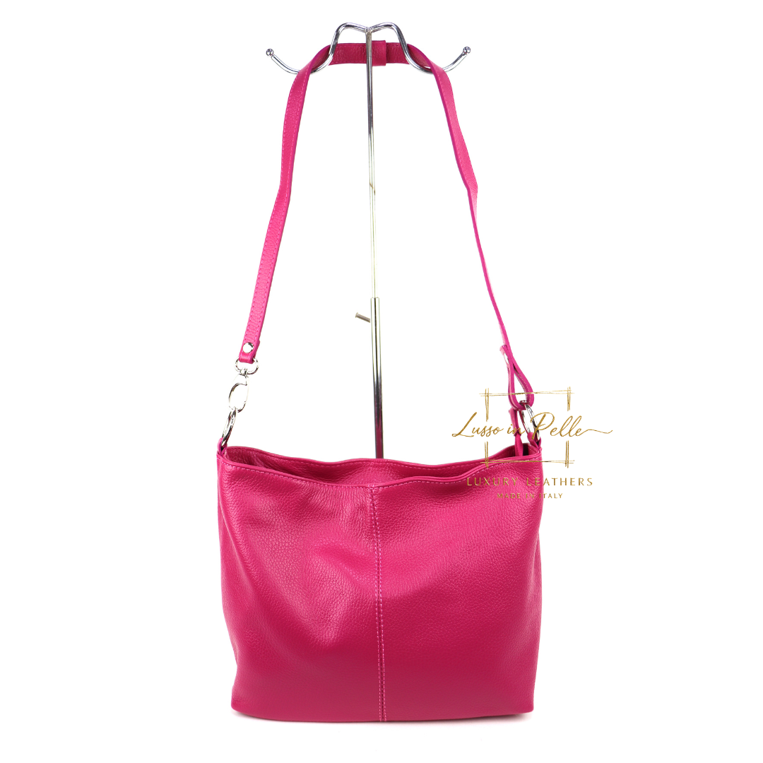 Luna Italian Leather Shoulder & Crossbody Bag