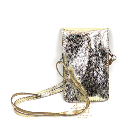 Minimalist Genuine Leather Crossbody Phone Bag