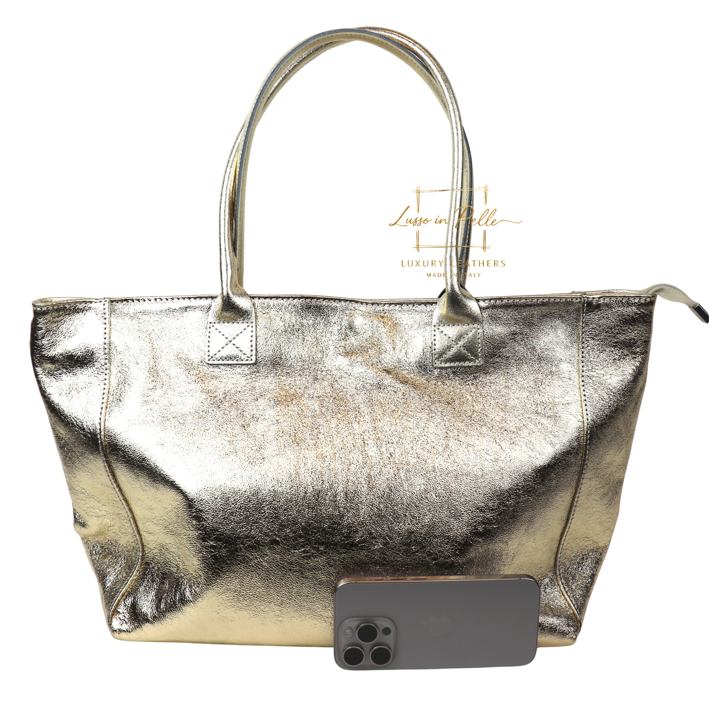 Suede Snake Print Two Style Large Shopper Bag