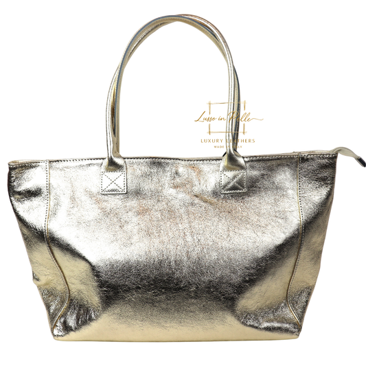 Suede Snake Print Two Style Large Shopper Bag