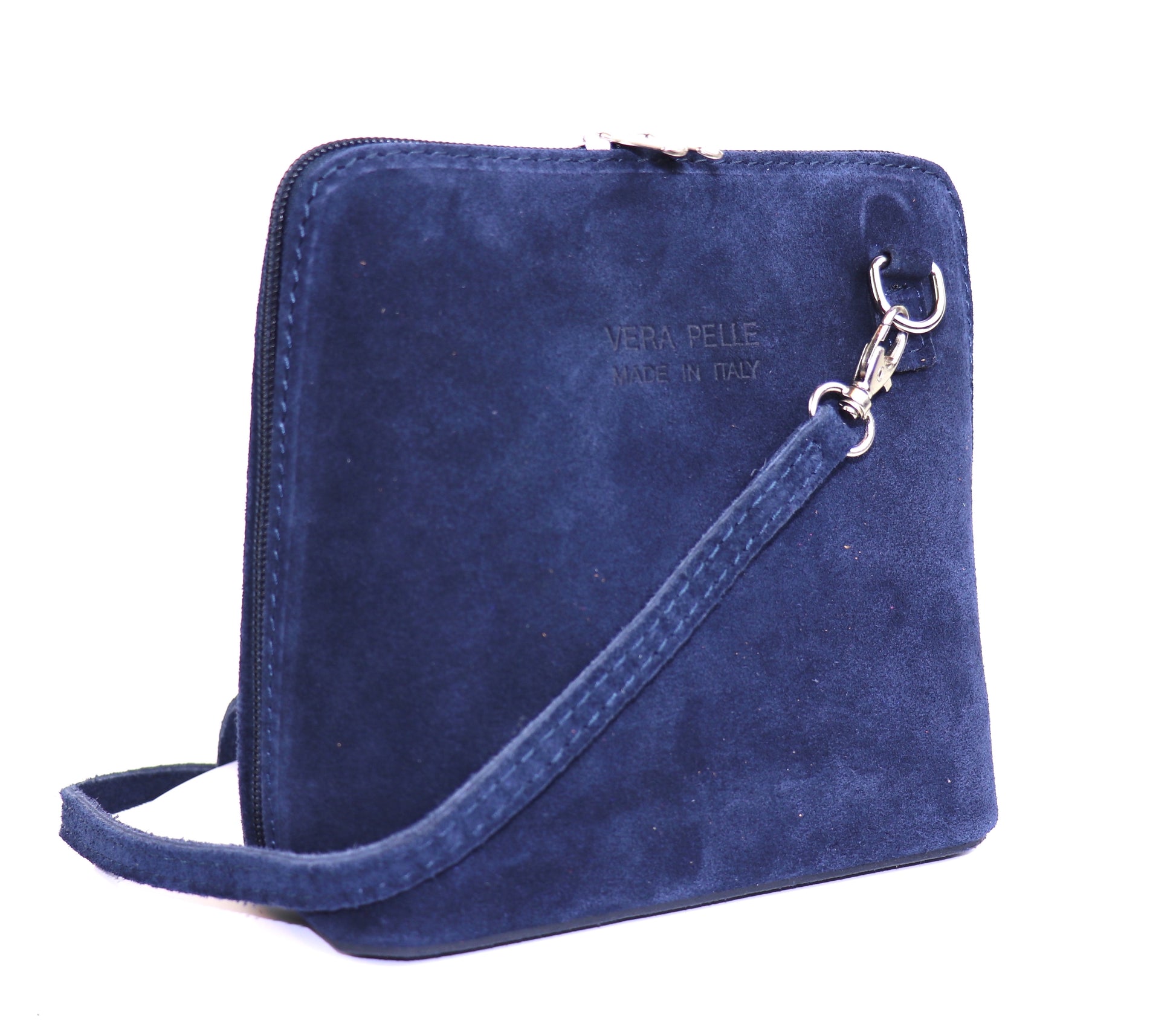 Small Suede Leather Crossbody Bag