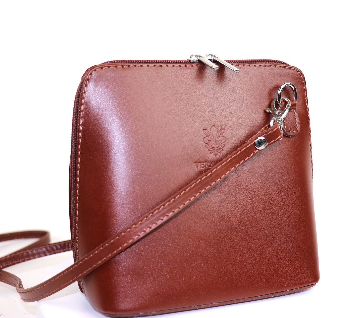 Ella Small Leather Crossbody Bag - Elegant Women's Handbag