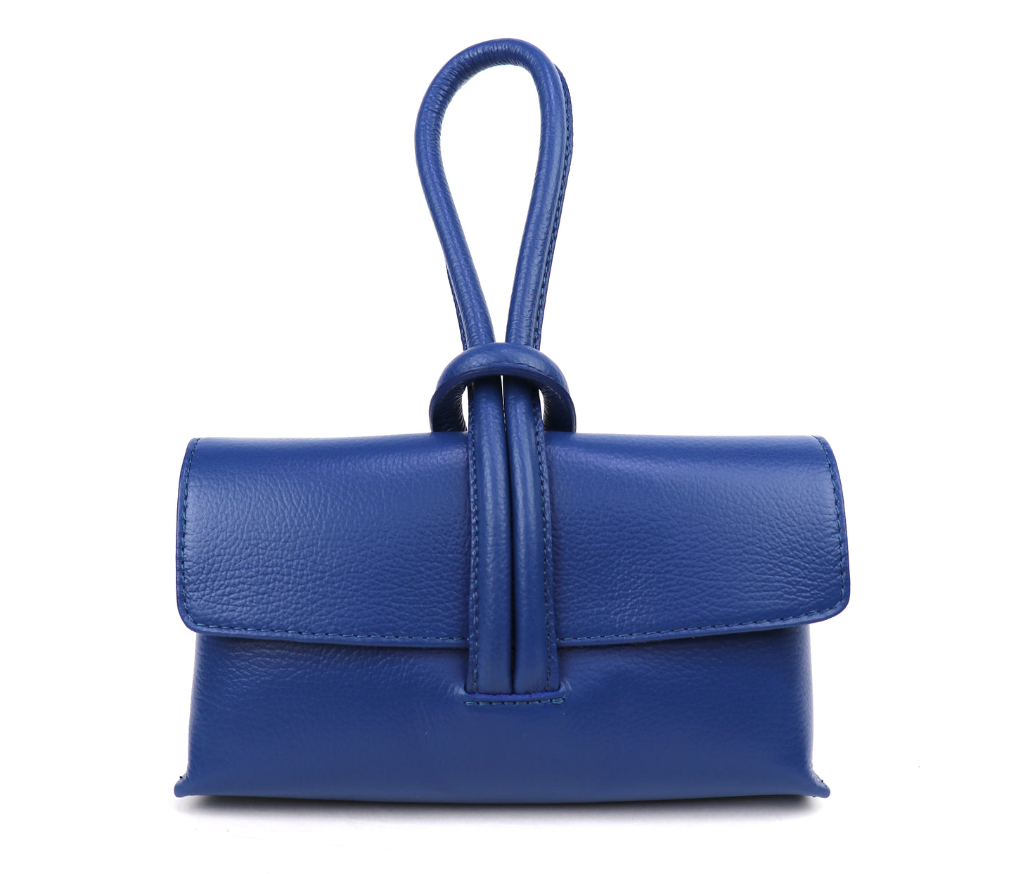 Versatile Leather Bag with Adjustable Detachable Strap - Wrist Bag - Clutch Bag