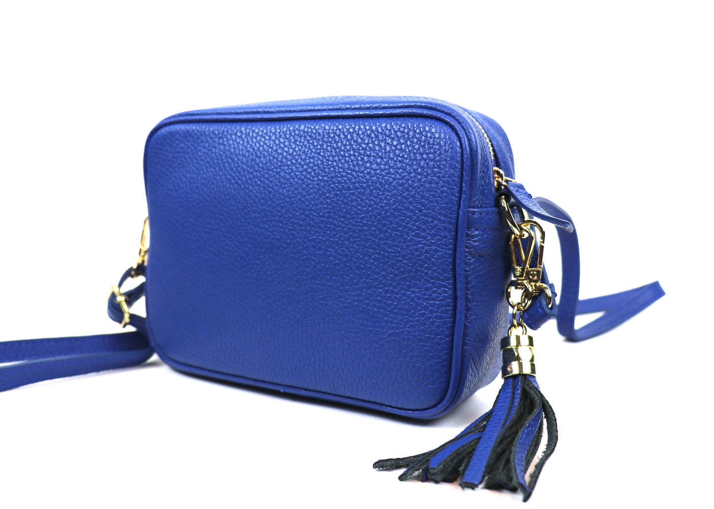 Sierra Genuine Italian Pebbled Leather Box Handbag